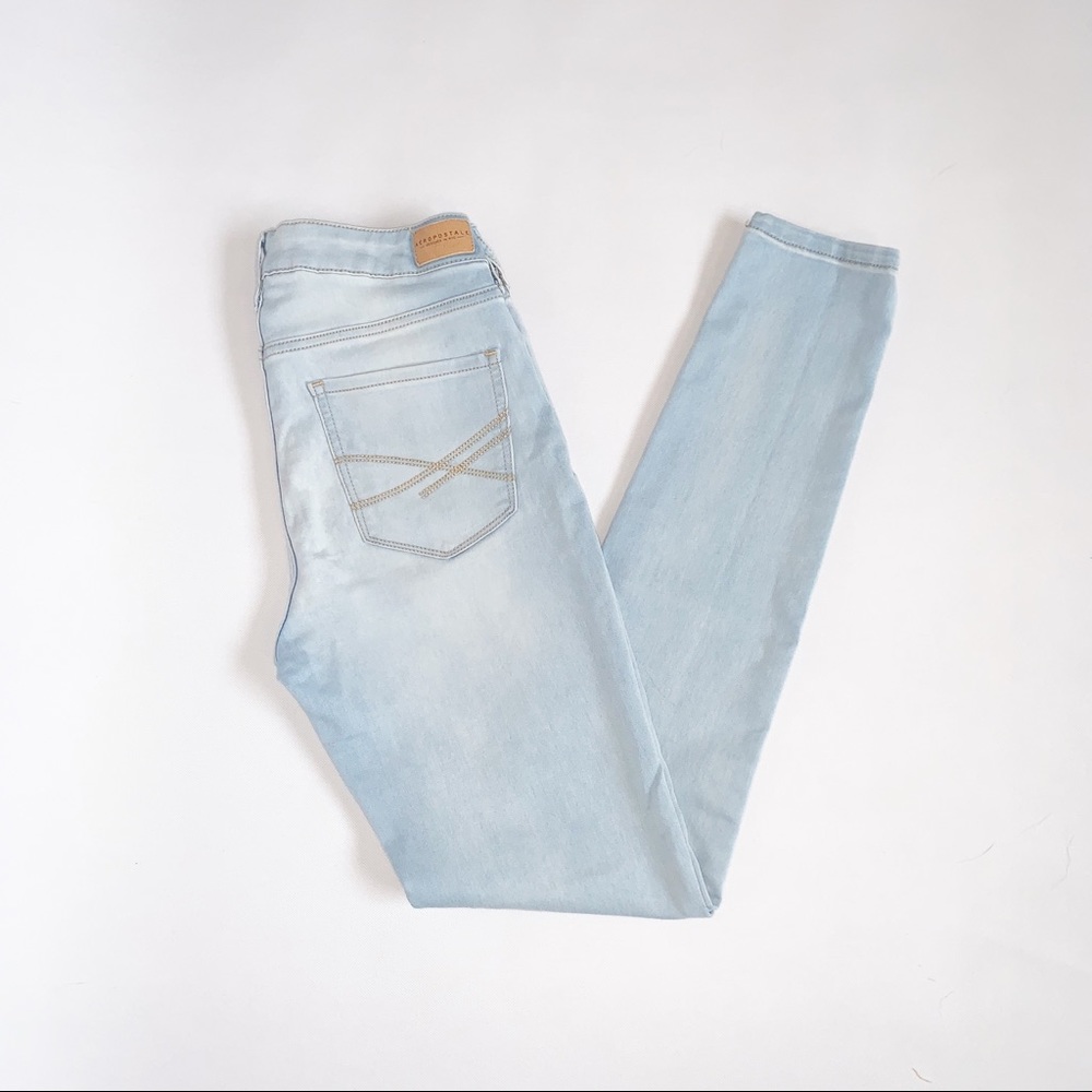 Aeropostale High Waisted Jegging Sz 4 Long